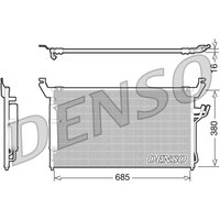 Kondensator, Klimaanlage DENSO DCN46013 Kondensator, Klimaanlage DENSO DCN46013 von Denso