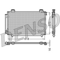 Kondensator, Klimaanlage DENSO DCN50016 von Denso