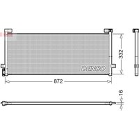 Kondensator, Klimaanlage DENSO DCN99072 von Denso