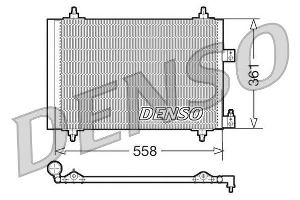 Kondensator, Klimaanlage Denso DCN07005 von Denso