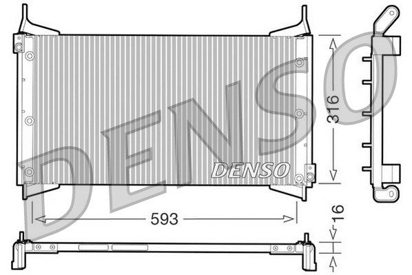 Kondensator, Klimaanlage Denso DCN09012 Kondensator, Klimaanlage Denso DCN09012 von Denso