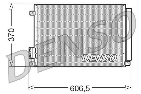 Kondensator, Klimaanlage Denso DCN09045 von Denso