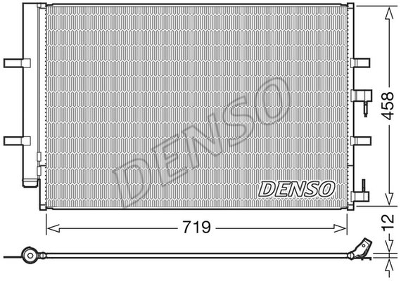 Kondensator, Klimaanlage Denso DCN10036 von Denso