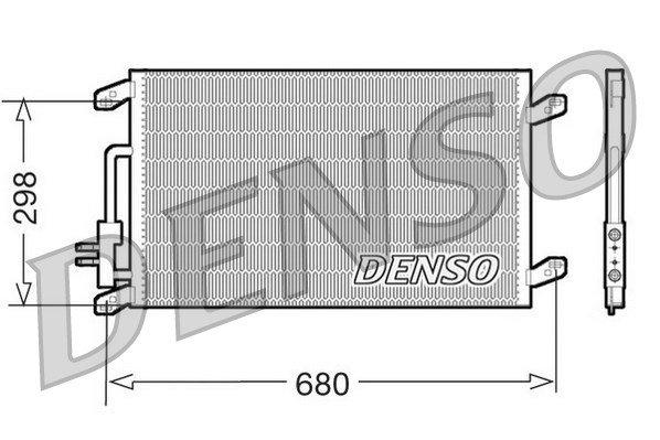 Kondensator, Klimaanlage Denso DCN13016 von Denso