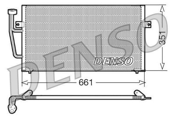 Kondensator, Klimaanlage Denso DCN33008 von Denso