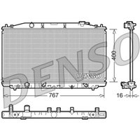 Kühler, Motorkühlung DENSO DRM40025 Kühler, Motorkühlung DENSO DRM40025 von Denso