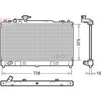 Kühler, Motorkühlung DENSO DRM44033 von Denso