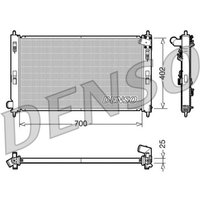 Kühler, Motorkühlung DENSO DRM45032 Kühler, Motorkühlung DENSO DRM45032 von Denso