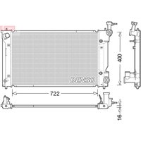 Kühler, Motorkühlung DENSO DRM50098 von Denso