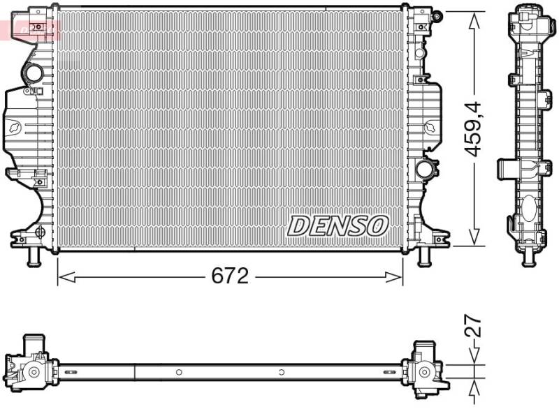 Kühler, Motorkühlung Denso DRM10120 Kühler, Motorkühlung Denso DRM10120 von Denso