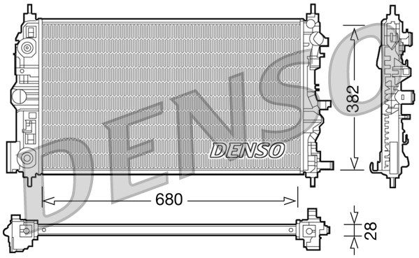 Kühler, Motorkühlung Denso DRM15006 Kühler, Motorkühlung Denso DRM15006 von Denso