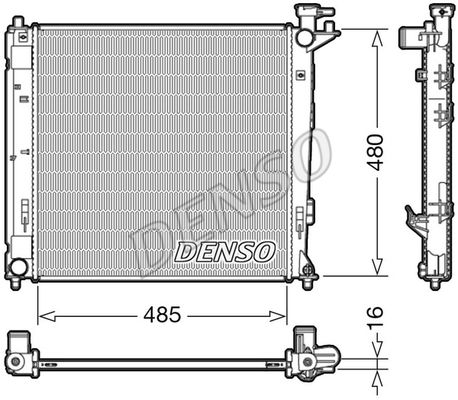 Kühler, Motorkühlung Denso DRM41008 Kühler, Motorkühlung Denso DRM41008 von Denso