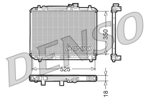 Kühler, Motorkühlung Denso DRM47001 von Denso