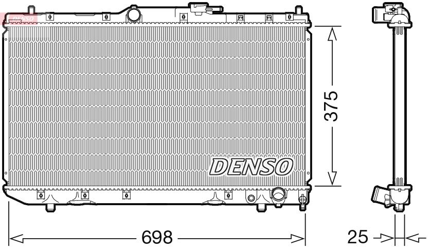 Kühler, Motorkühlung Denso DRM50116 Kühler, Motorkühlung Denso DRM50116 von Denso