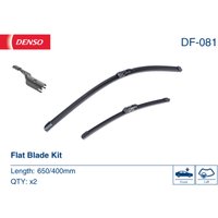 Scheibenwischer DENSO DF-081, Flat Blades Länge 650+400mm, Vorne, 2 Stück von Denso