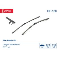 Scheibenwischer DENSO DF-130, Flat Blades Länge 650mm, Vorne, 2 Stück von Denso