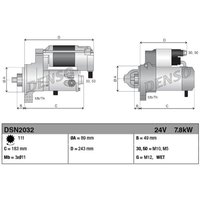 Starter DENSO DSN2032 von Denso