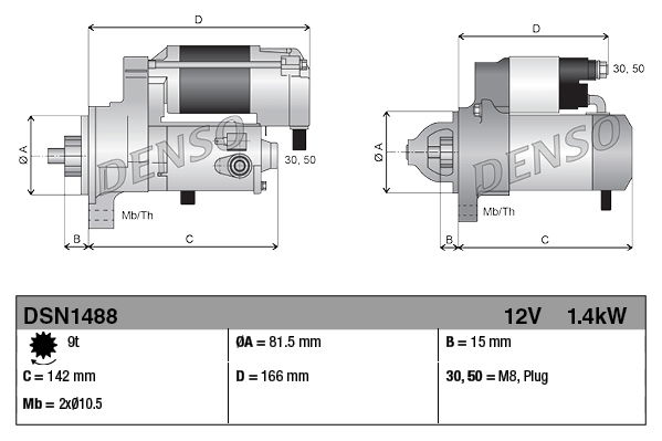 Starter Denso DSN1488 Starter Denso DSN1488 von Denso