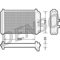Wärmetauscher, Innenraumheizung DENSO DRR09033 Wärmetauscher, Innenraumheizung DENSO DRR09033 von Denso
