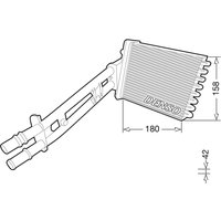 Wärmetauscher, Innenraumheizung DENSO DRR09043 von Denso