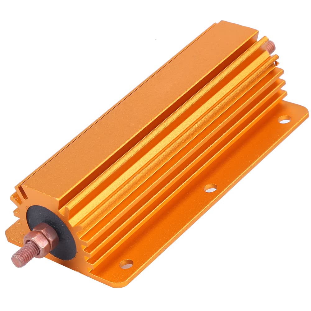 1 Ohm Widerstand, Deosdum Leistungswiderstand Rx24 200 W 1R Widerstand, goldener Aluminiumgehäuse-Widerstand Netzteil, Sensor, Bühne, Audio, 200 Watt Widerstand 1 Ohm Widerstand, Deosdum Leistungswiderstand Rx24 200 W 1R Widerstand, goldener Aluminiumgehäuse-Widerstand Netzteil, Sensor, Bühne, Audio, 200 Watt Widerstand von Deosdum