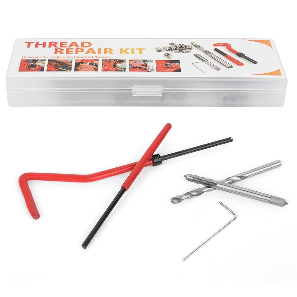 Deosdum M4 Kit, M4 25Pcs Thread Repair Insert Kit M4 with Transparent Plastic Box for Processing Machinery Kit M4 Deosdum M4 Kit, M4 25Pcs Thread Repair Insert Kit M4 with Transparent Plastic Box for Processing Machinery Kit M4 von Deosdum