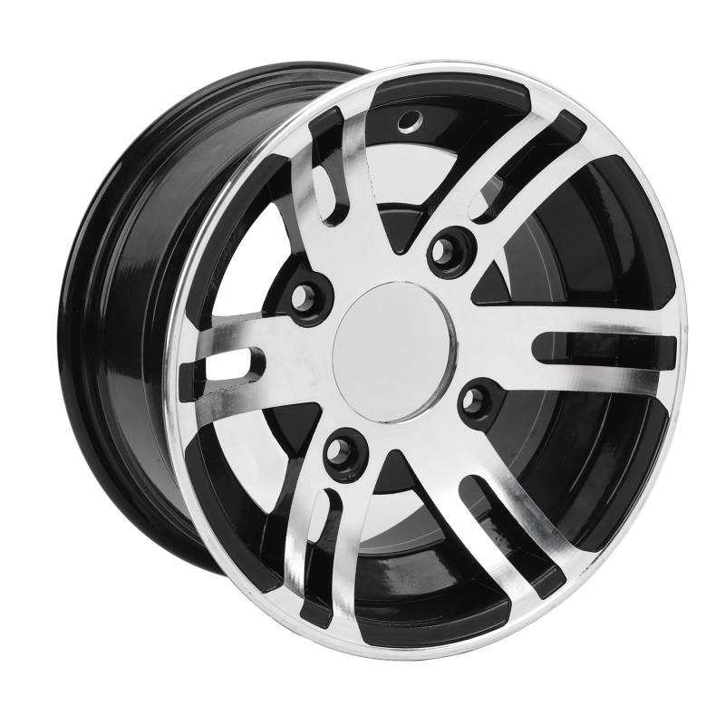 10-Zoll-ATV-Felge, 10-Zoll-ATV-Felge, 10-Zoll-ATV-Felge aus Aluminiumlegierung, Hohe Festigkeit, Universelle Kompatibilität für ATVs, Gokarts, Golfwagen mit Schickem Metallic von Depisuta