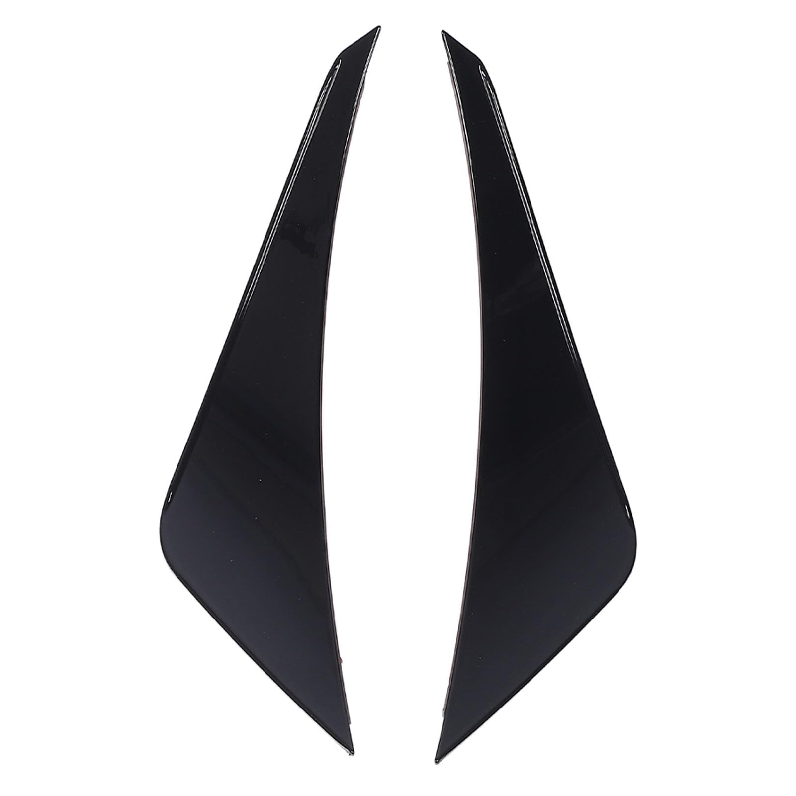 2 PCs Vordere Stoßfänger -Seitendiffusor -Spoiler, Vordere Body -Stoßstange für Miata ND 2016, Auto -Frontstoßstange Lippensplitter, (Helles Schwarz) von Depisuta