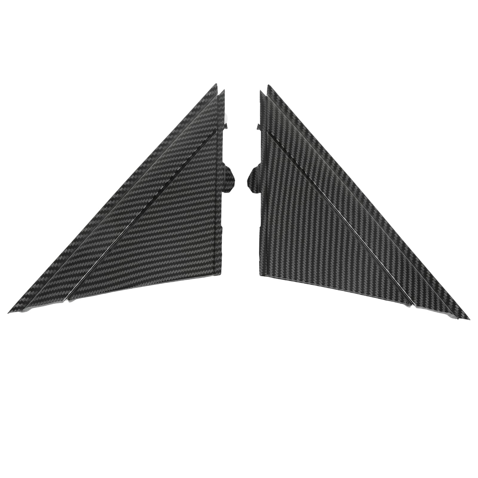 Tür-Spiegel-Flag-Abdeckung für for for fiat 500 2012-2017, 1 SH17KX7AA 1 SH16KX7AA Linker Fahrer und Rechte Beifahrers Eite Spiegel-Dreieck-Verkleidung, (Kohlefaser-Stil) von Depisuta