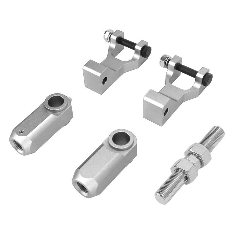 ATV Lowering Kit Front Rear Drop 3.5in Front 1-4in Rear Exquisite Material Fit for 350 660 700 YFM350 YFM660R YFM700 (Silver) von Depzenjea