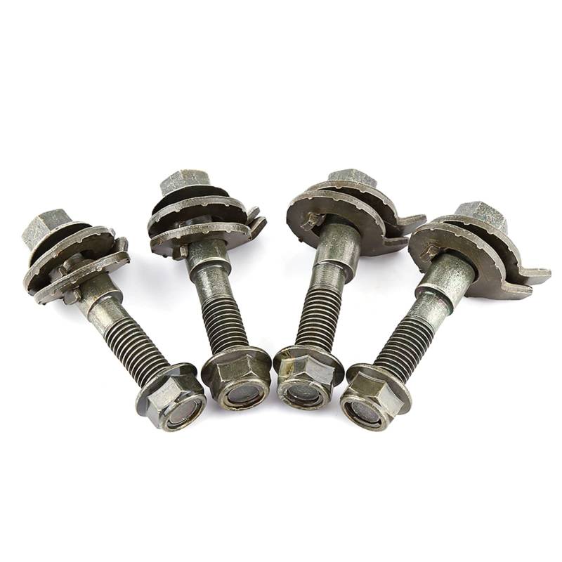 Adjustable Camber Kit Exquisite Material Steel Four Wheel Alignment Cam Bolt Fit for Most Vehicles von Depzenjea