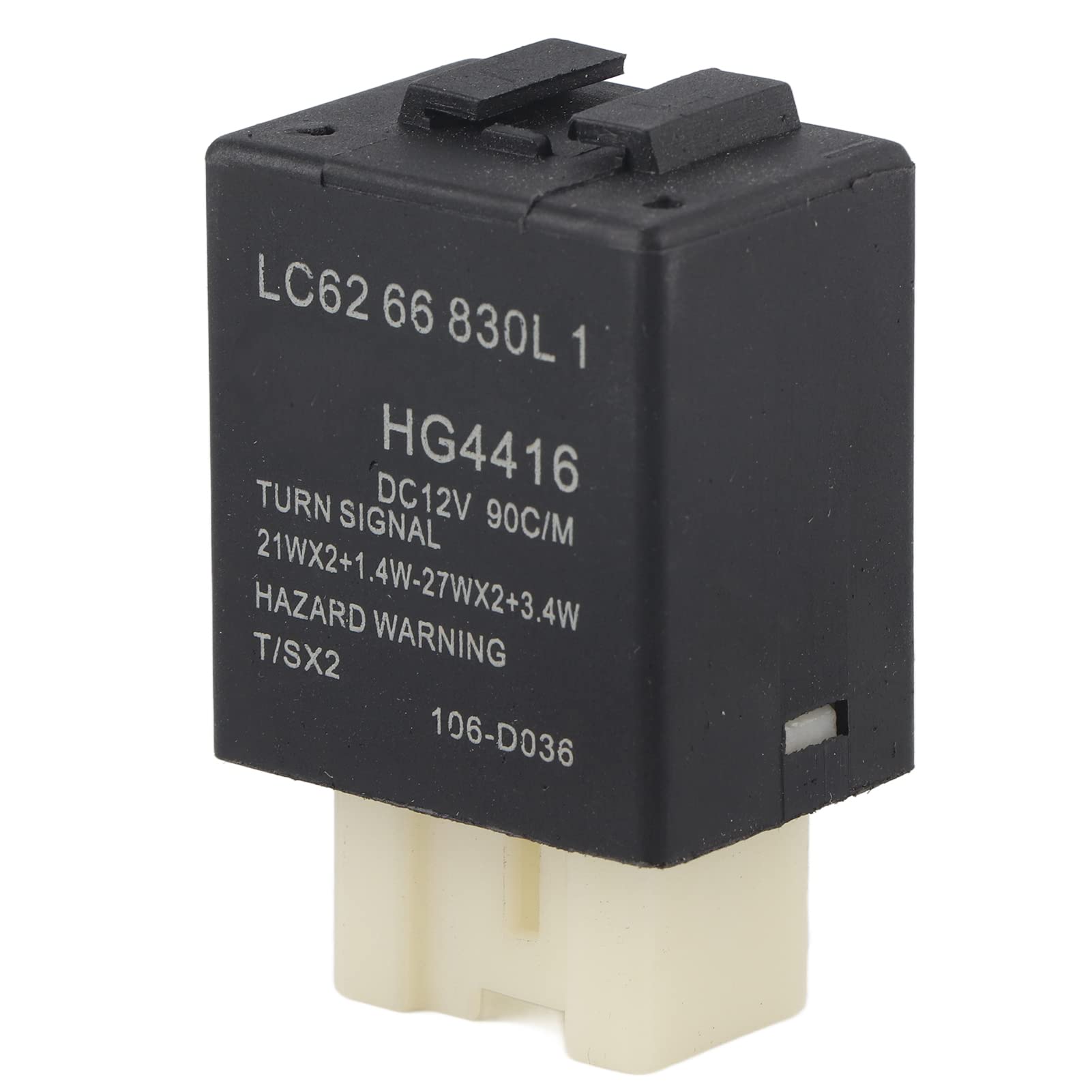 Depzenjea Car Turn Signal Hazard Flasher Relay Module LC6266830 Replacement ABS Material for 2000 2005 MIATA MILLENIA MPV PROTEGE von Depzenjea