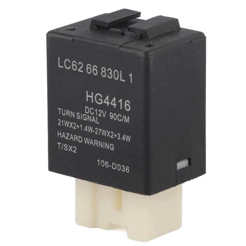 Depzenjea Car Turn Signal Hazard Flasher Relay Module LC6266830 Replacement ABS Material for 2000 2005 MIATA MILLENIA MPV PROTEGE von Depzenjea