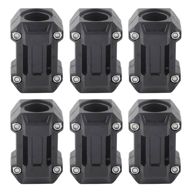 Depzenjea Motorcycle Engine Guard Bumper Block 3 Pair Protective Bumper Block for R1200GS R1150GS R1100GS F800GS F650GS F700GS G650GS HP2 Black 22/25/28mm Fit Anti Drop Frame von Depzenjea