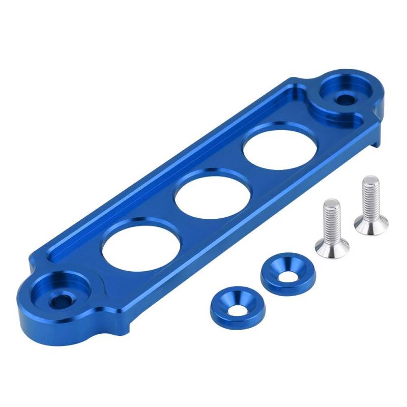 Exquisite Material Battery Tie Down Bracket with Secure Lock Fit for CRX 1988-2000 000 2000-2008 (Blau) von Depzenjea