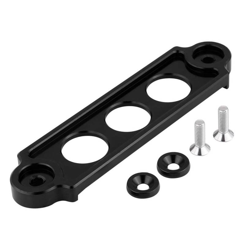 Exquisite Material Battery Tie Down Bracket with Secure Lock Fit for CRX 1988-2000 000 2000-2008 (Schwarz) von Depzenjea