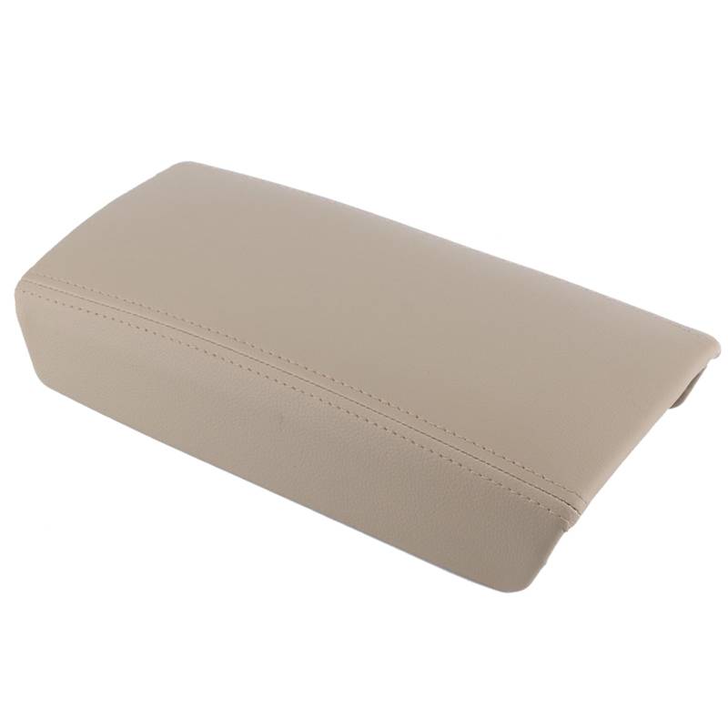 Exquisite Material Leather Center Console Armrest Lid Upgrade Interior Lightweight Design Fit for 7th 2003-2007 (Beige) von Depzenjea