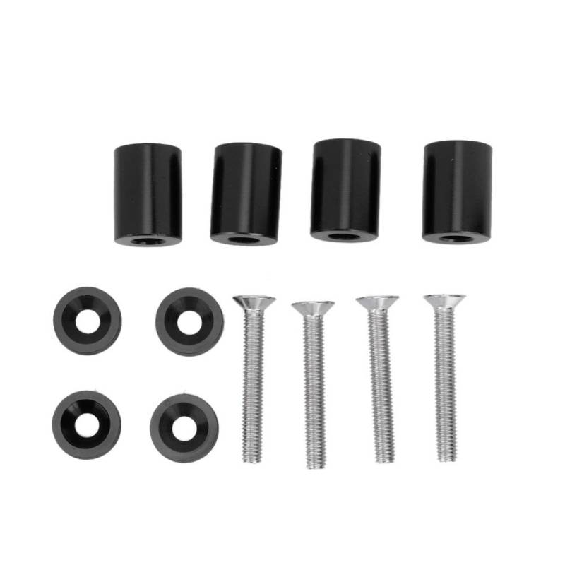 Motorhaube Ventilation Spacer Riser Steigern Sie Kühlung Hartanodierter Aluminiumlegierung für 6 -mm -Motor -Turbo -Anwendungen (Black) von Depzenjea