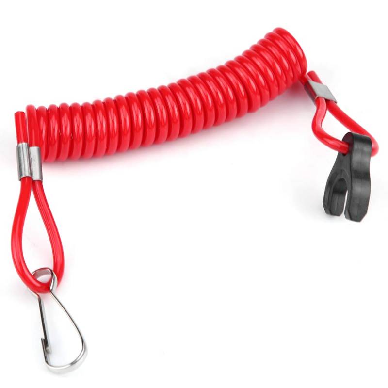 Outboard Engine Emergency Kill Switch Safety Tether with Exquisite Material - Extendable Swivel Hook Lanyard Fit for Tohatsu Motor von Depzenjea