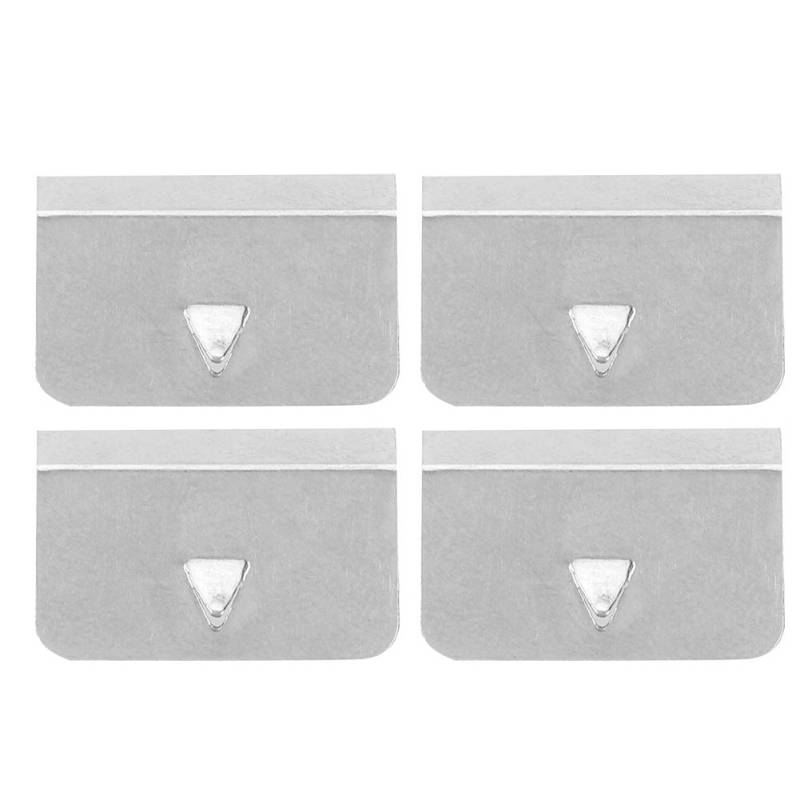 Universal Car Wind Rain Rain Deflexector Edelstahl -Fixklammern Set für eine verbesserte Fahrsicherheit (4Pcs) von Depzenjea