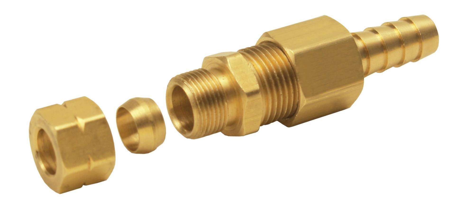 Derale 13032 3/8 Zoll Kühlleitung auf 3/8 Zoll NPT Schlauchstutzen Universal Getriebeleitung Armatur Derale 13032 3/8 Zoll Kühlleitung auf 3/8 Zoll NPT Schlauchstutzen Universal Getriebeleitung Armatur von Derale
