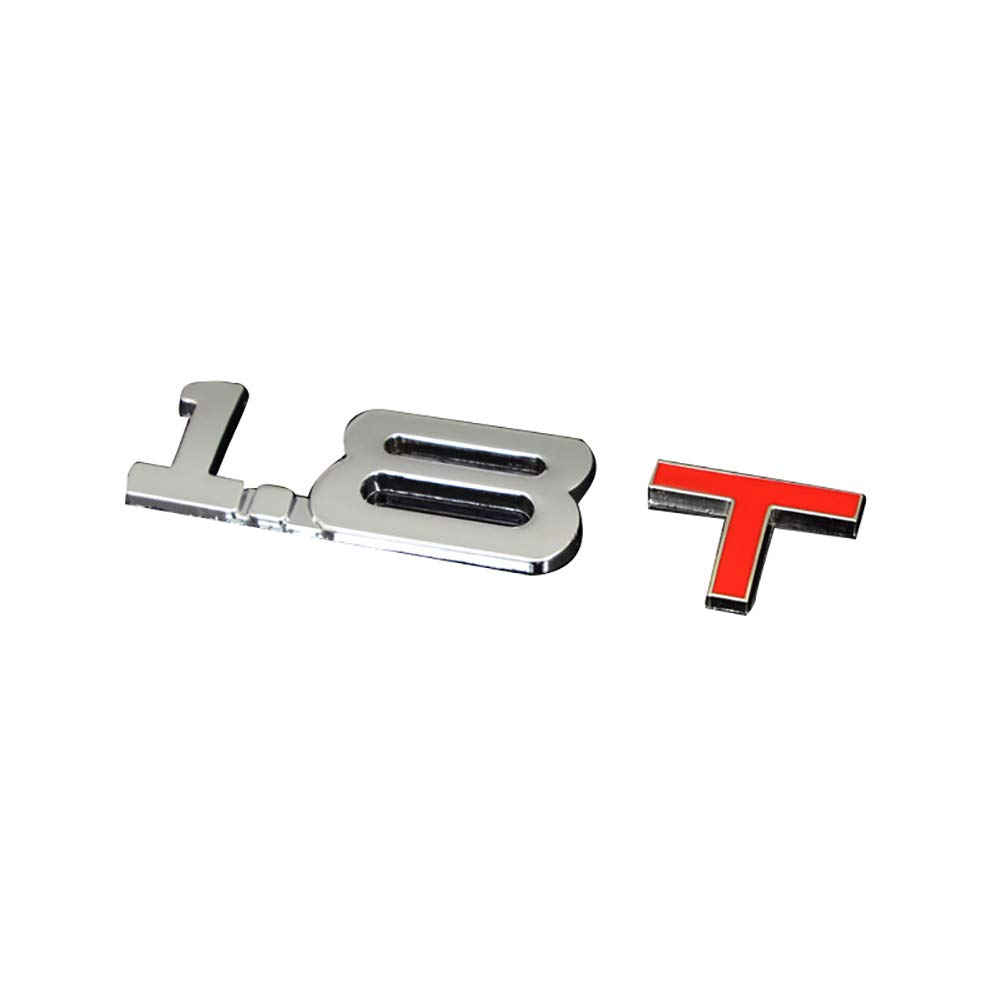3D Metal 1.6 1.8 2.0 3.0 T Logo Emblem Badge Car Styling Stickers Decals Decor - 1.8T von Derkoly