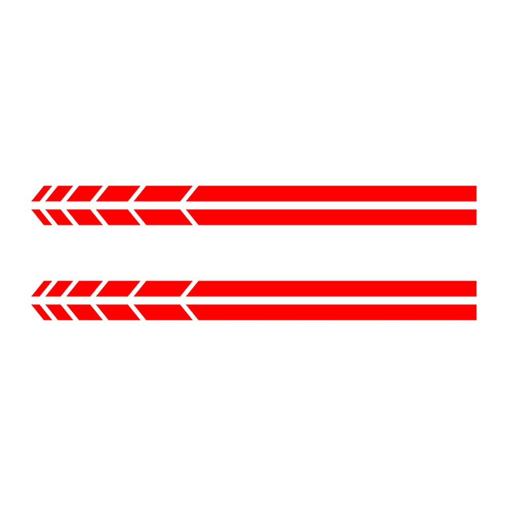 4Pcs Car Sticker Rearview Mirror Side Decal Stripe Truck Vehicle Body Decoration - Red 4Pcs Car Sticker Rearview Mirror Side Decal Stripe Truck Vehicle Body Decoration - Red von Derkoly