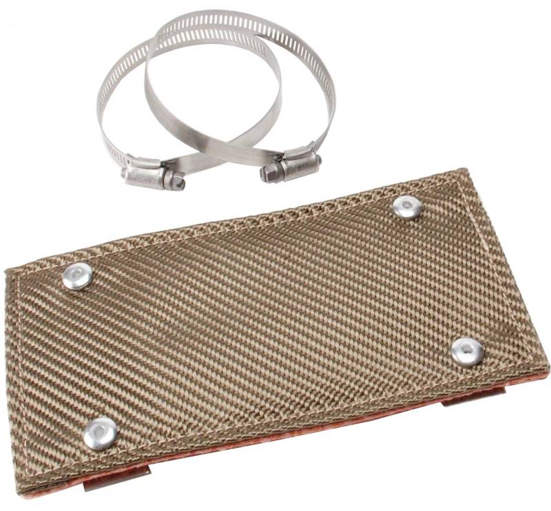 Design Engineering 010453 Titanrohr-Schild – Abgashitzeschutz, 10,2 x 20,3 cm von Design Engineering