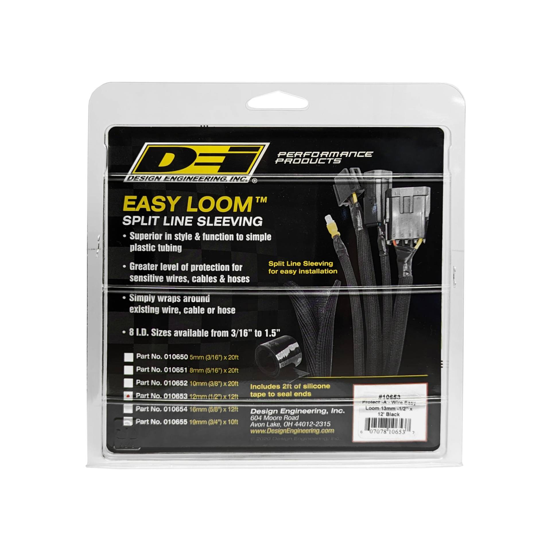 Design Engineering 010653 Easy Loom Drahthülse, geteilt, 13 mm x 30 cm, Schwarz Design Engineering 010653 Easy Loom Drahthülse, geteilt, 13 mm x 30 cm, Schwarz von Design Engineering