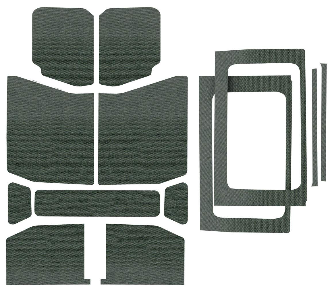 Design Engineering 050179 Galgenmatte Komplettset für 4-Türer Jeep Wrangler JL (ab 2018), Grau von Design Engineering