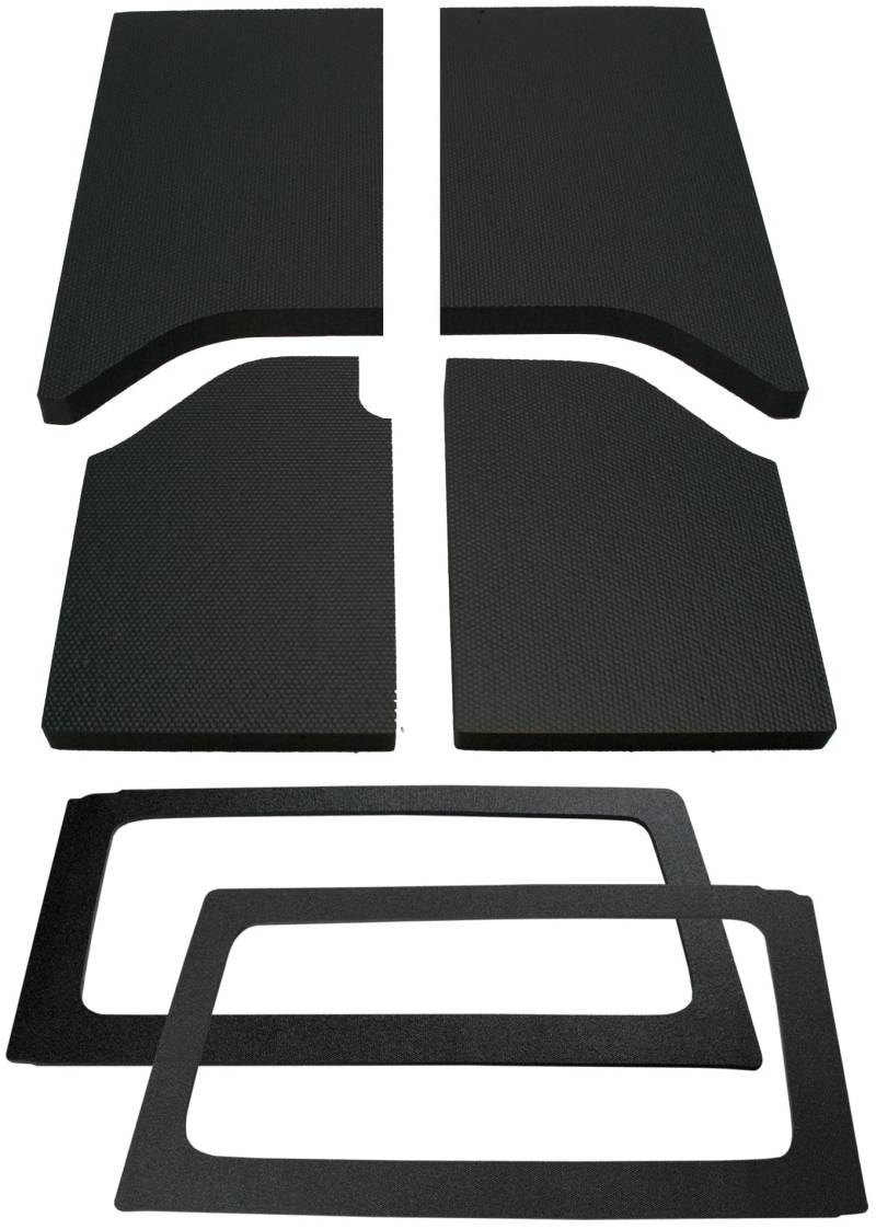 Design Engineering 50285 Schwarz Original Boom Mat Schalldämpfung Headliner Kit kompatibel mit 2-Türer Jeep Wrangler JK (2011-2018) von Design Engineering