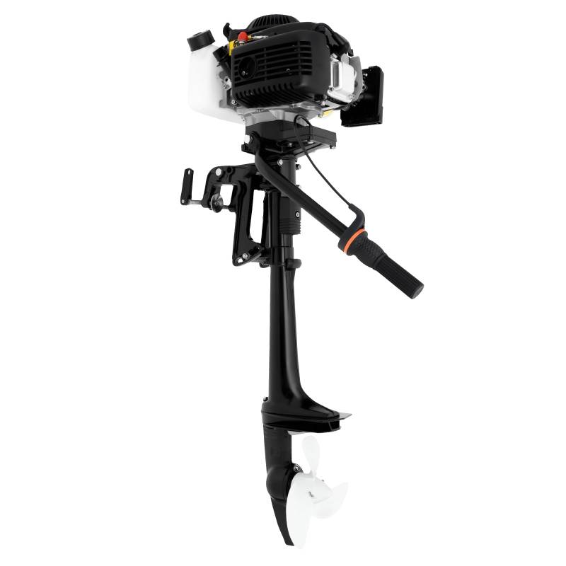 4-Takt 9PS Benzin Außenborder Motorboot Motor Benzinmotor Fischerboot Bootsmotor Wasserkühlung System mit Tail Plate Klemmschraube für Schlauchboote, Fischerboote, 55cc, 5500rpm von Desnysmf