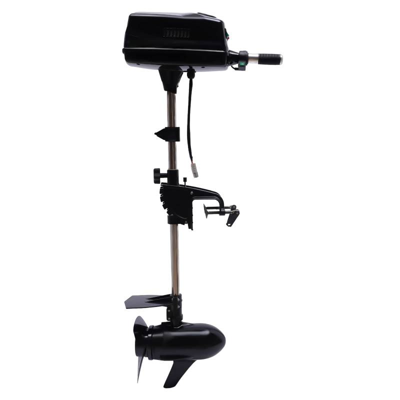 8HP Elektrischer Außenbordmotor Motorboot Motor Fischerboot Bootsmotor Wasserkühlung System mit 2 Dreiblatt-Propeller für Aufblasbare Boote, Kanus, Fischerboote, 3000rmp von Desnysmf