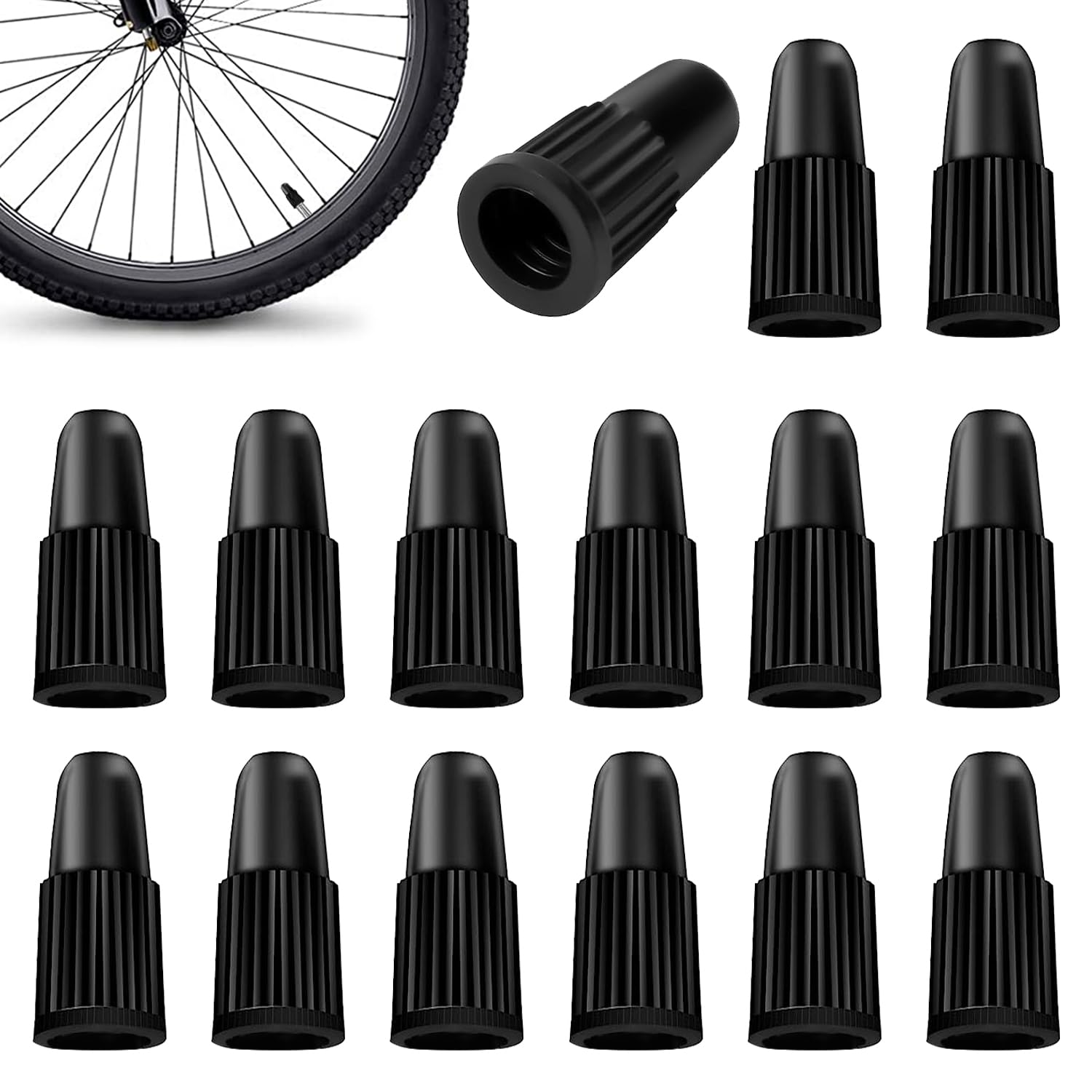 Fahrrad Presta Ventilkappe, 15 Stück Schwarz Fahrrad Ventil Kappen Französisches Ventil Reifenventil Fahrrad Staubschutzkappen Luftventilkappe Fahrradreifen für Rennrad Mountainbike Ventildeckel Fahrrad Presta Ventilkappe, 15 Stück Schwarz Fahrrad Ventil Kappen Französisches Ventil Reifenventil Fahrrad Staubschutzkappen Luftventilkappe Fahrradreifen für Rennrad Mountainbike Ventildeckel von Devenirriche